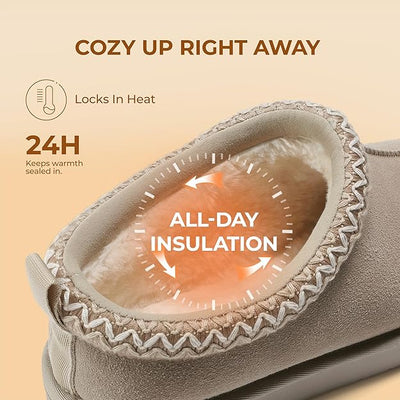 Qozy Waterproof Sherpa Slippers
