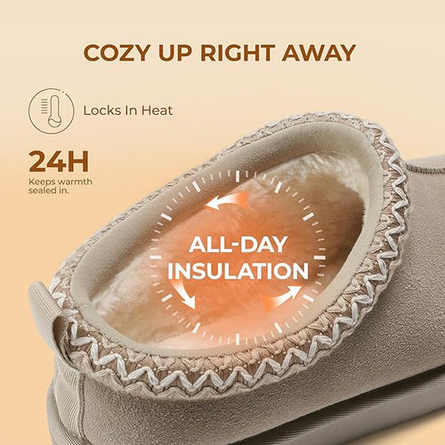 Qozy Waterproof Sherpa Slippers